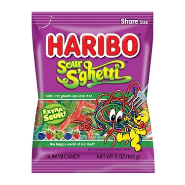 Haribo Sour Sqhetti 5oz Bag 12ct Box