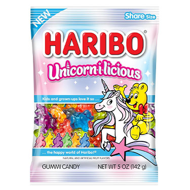Haribo Unicornilicious 5oz Bag 12ct Box