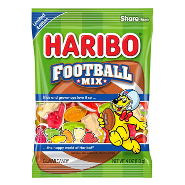 Haribo Football Mix 4oz Bag 12ct Box