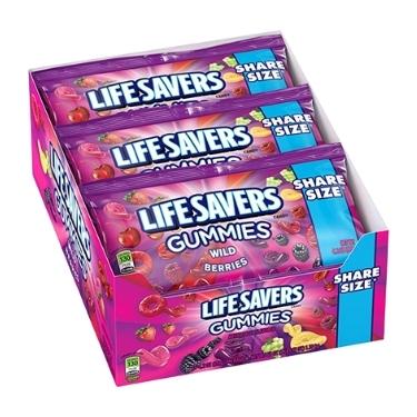Life Savers Gummies Wild Berries Share Size 15ct Box Expires June 1st 2026