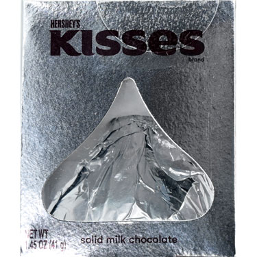 Hersheys Kisses Solid Milk Chocolate 1.45oz Box