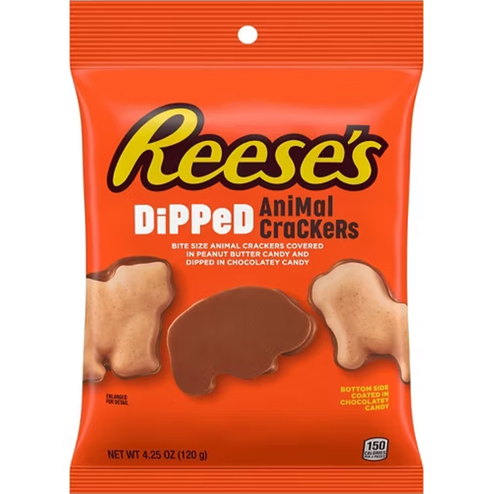 Reeses Dipped Animal Crackers 4.25oz Bag