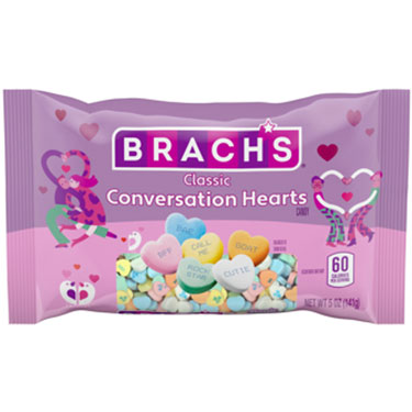 Brachs Valentines Classic Conversation Hearts 5oz Bag