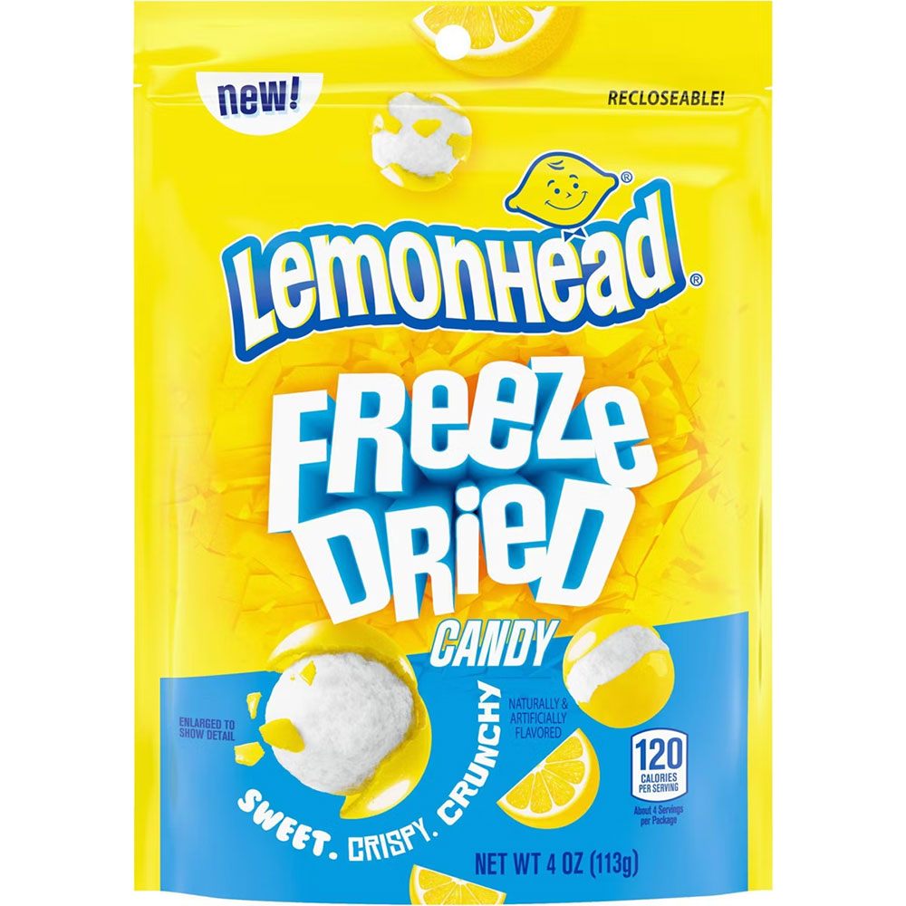 Lemonhead Freeze Dried Candy 4oz Bag