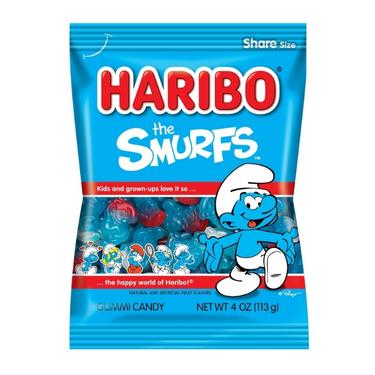 Haribo Smurfs 4oz Bag Expires April 1st 2026