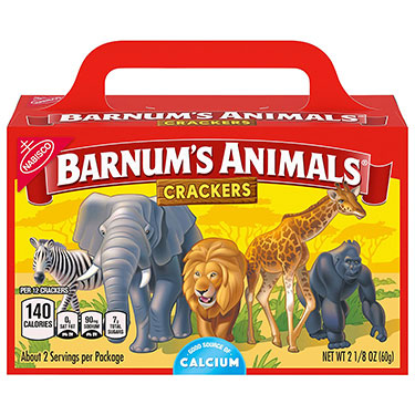Barnums Animal Crackers 2.13oz Box Expires December 29th 2025