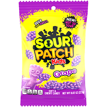 Sour Patch Kids Grape 8oz Bag Expires September 9th 2025