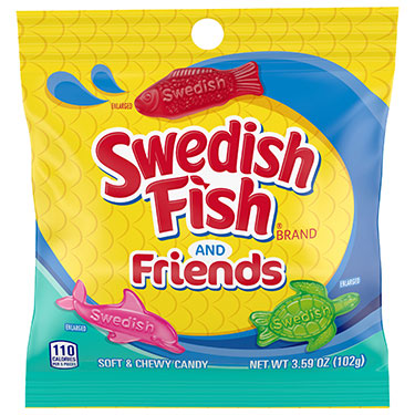 Swedish Fish and Friends 3.59oz Bag Expires March 23rd 2026