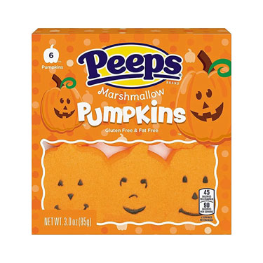Peeps Marshmallow Pumpkins 6ct 3oz Box Expires April 1st 2026