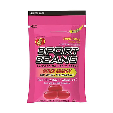 Jelly Belly Sport Beans Fruit Punch 1 oz Expires July 19th 2026