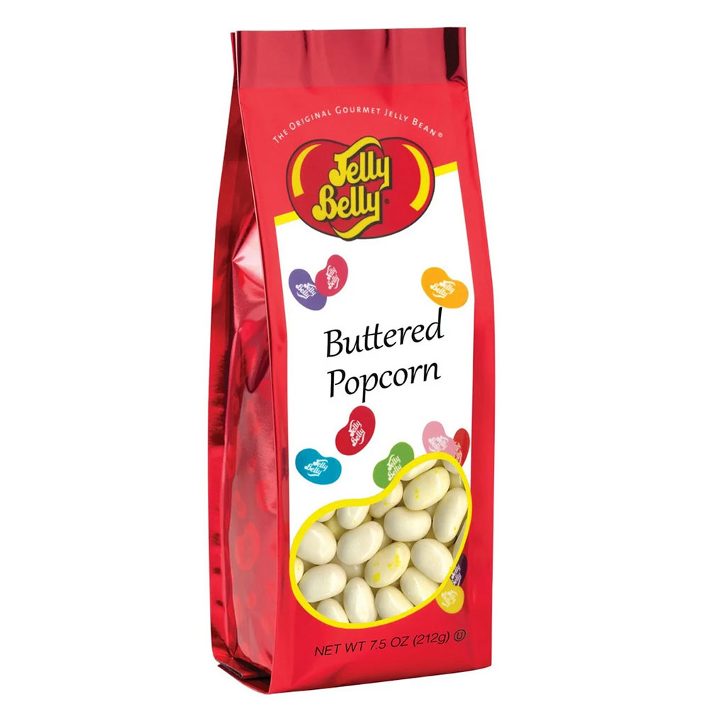 Jelly Belly Buttered Popcorn 7.5 oz Bag Expires August 15th 2026