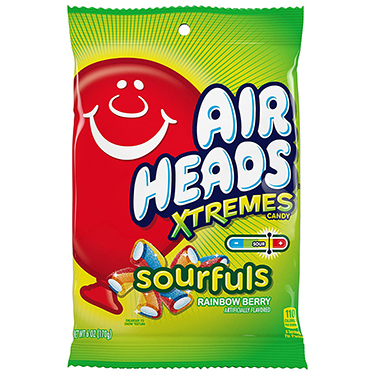 Airheads Xtremes Sourfuls 6oz Bag Expires December 1st 2025