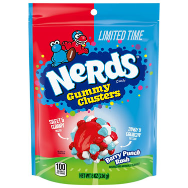 Nerds Gummy Clusters Berry Punch Rush 8oz Bag