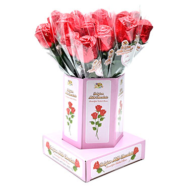 Albert's Valentine's Day Milk Chocolate Red Rose Bouquet 20ct Expires October 31st 2025