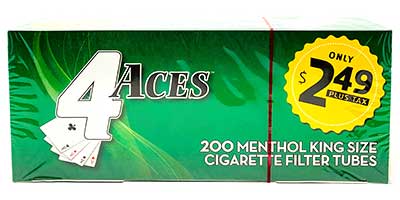 https://www.riverfrontgifts.com/images/products/4-Aces-Menthol-King-Cigarette-Tubes.jpg
