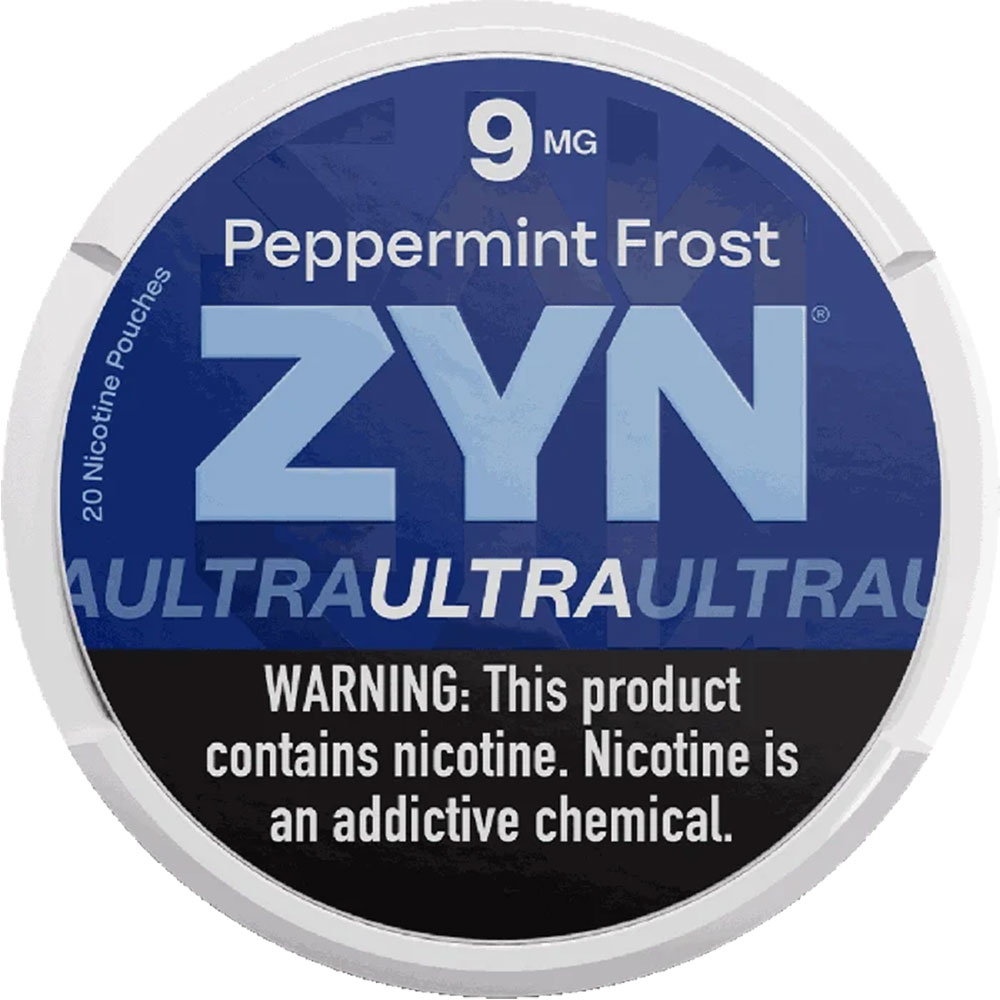 ZYN Ultra Nicotine Pouches Peppermint 9mg 5ct