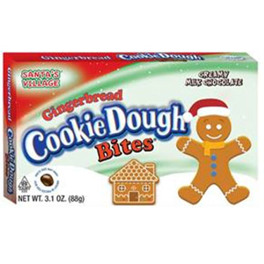 Santas Village Gingerbread Cookie Dough Bites 3.1oz Box Expires September 24th 2026