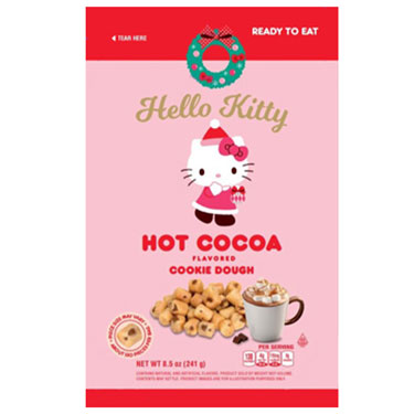 Hello Kitty Hot Cocoa Flavored Cookie Dough 8.5oz Pouch Expires September 17th 2026