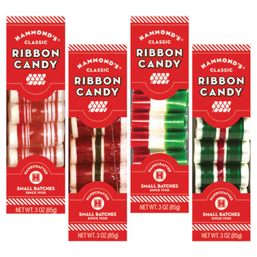 Hammonds Assorted Ribbon Candy 3oz Box
