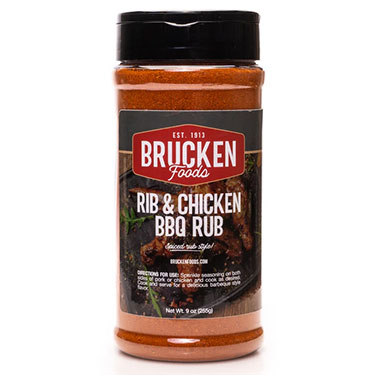 Brucken Foods Rib and Chicken BBQ Rub 9oz