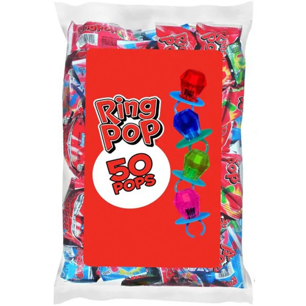 Ring Pops Assorted 50ct Bag