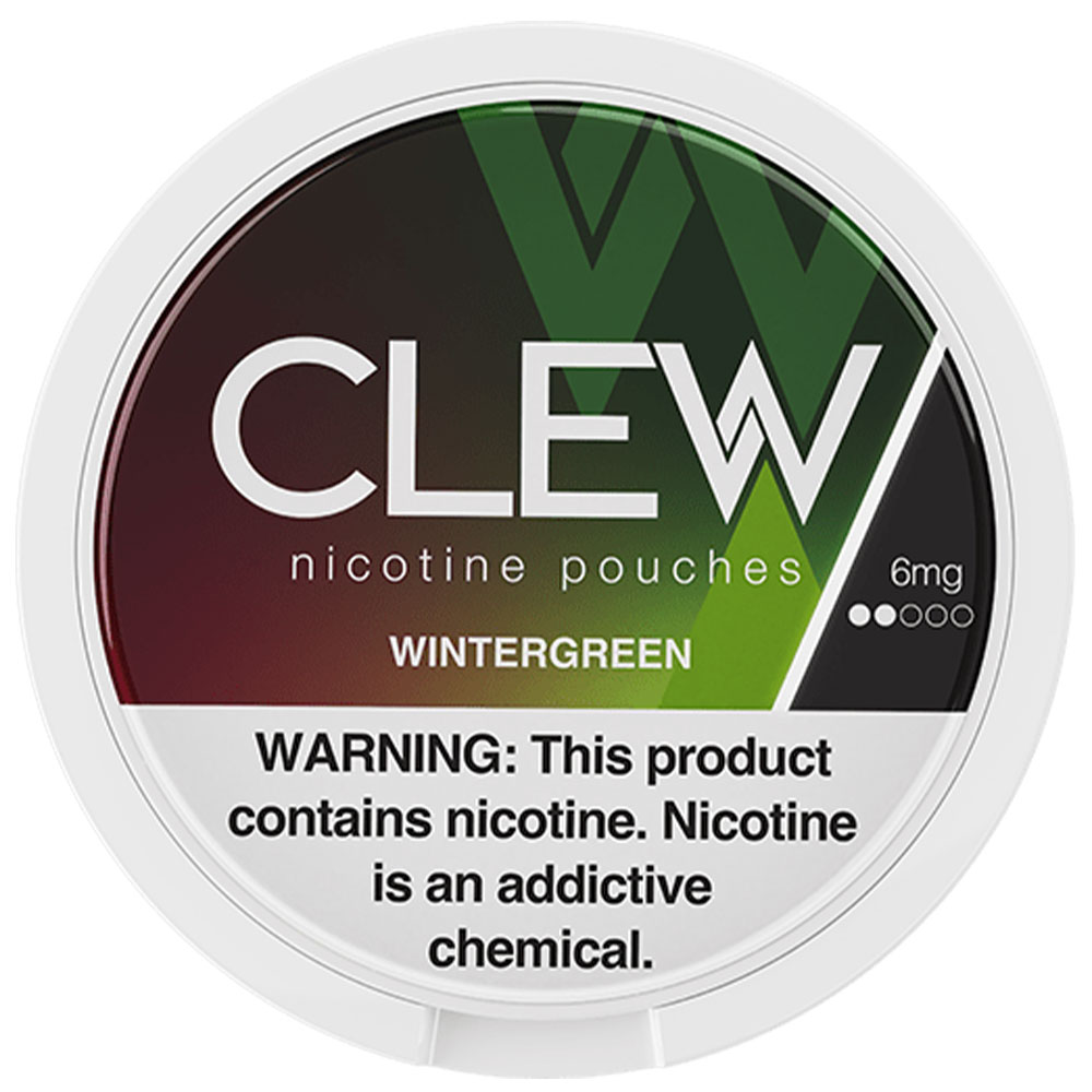 CLEW Nicotine Pouches Wintergreen 6mg 5ct