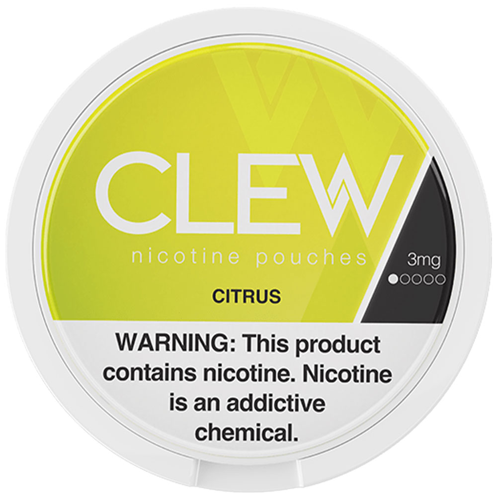 CLEW Nicotine Pouches Citrus 3mg 5ct