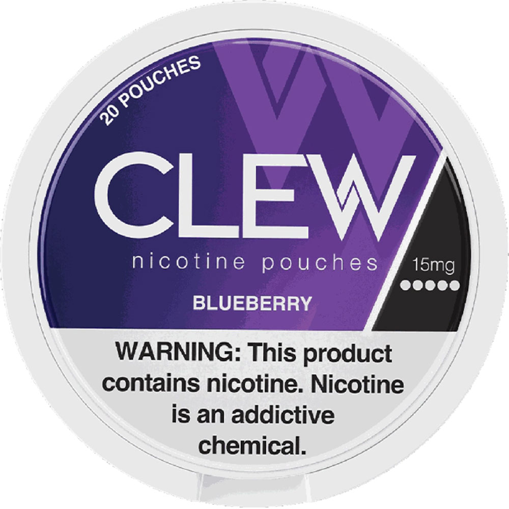 Clew Nicotine Pouches Blueberry 15mg 5ct