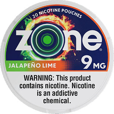 Zone Nicotine Pouches Jalapeno Lime 9mg 5ct