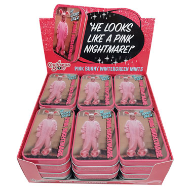 A Christmas Story Pink Nightmare Bunny Wintergreen Mints 1 Ct Individual 