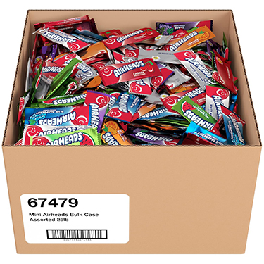 Airheads Mini Bars Assorted 25lb Case 