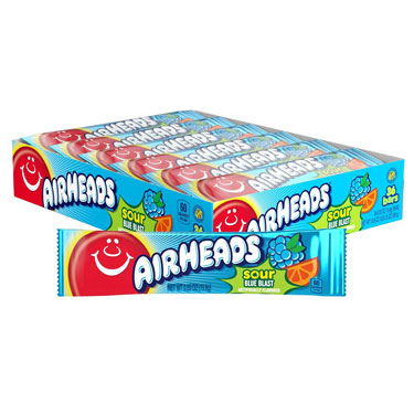 Airheads Sour Blue Blast 36ct Box 