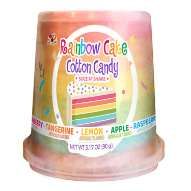 Alberts Cotton Candy Rainbow Cake 3.17oz Tub 