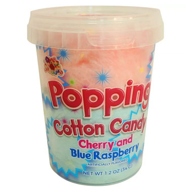 Alberts Popping Cotton Candy Surprise 1.2oz Tub 