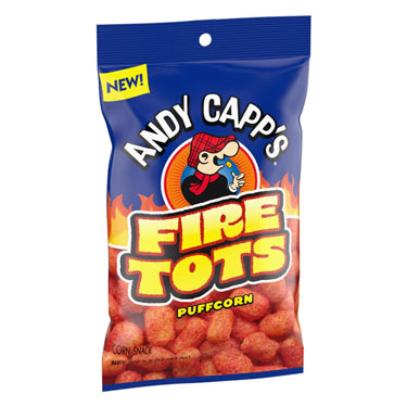 Andy Capps Fire Tots Puffcorn 12ct Box 