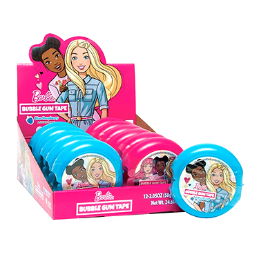 Barbie Bubble Gum Tape 12ct Box 