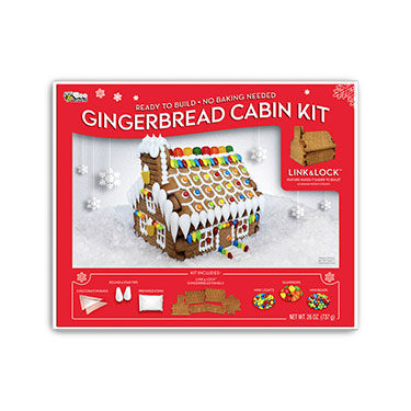 Bee Christmas Gingerbread Cabin Kit 26oz 