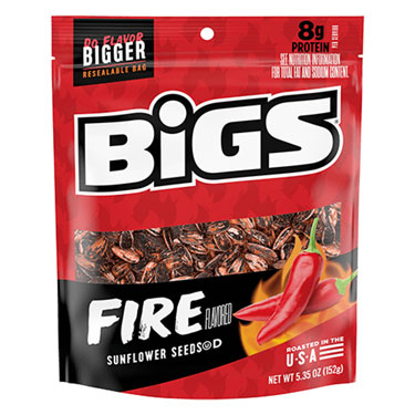 Bigs Sunflower Seeds Fire 5.35oz Bag 