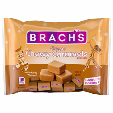 Brachs Halloween Chewy Caramels 10oz Bag 