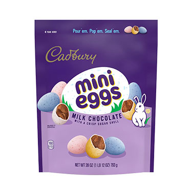 Cadbury Milk Chocolate Coated Mini Eggs With Sugar Shell 28oz Bag 