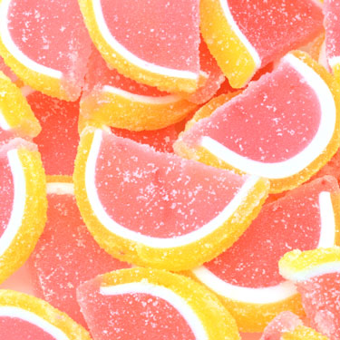 Cavalier Candies Grapefruit Jelly Slices 1 Lb 