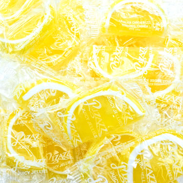 Cavalier Candies Wrapped Lemon Jelly Slices 1 Lb 