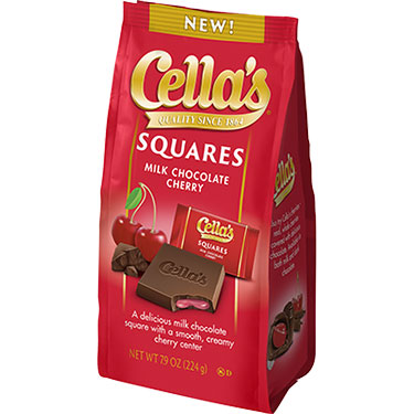 Cellas Squares Milk Chocolate 7.9 oz 