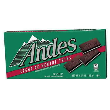 Andes Creme De Menthe Thins 4.67oz Box 