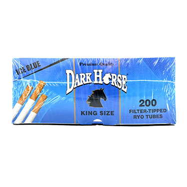 Dark Horse Ice Blue (Menthol) Cigarette Tubes 200ct Box 