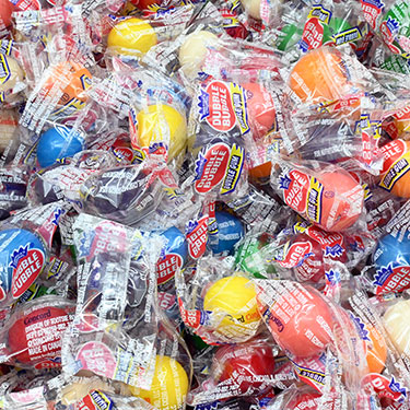 Dubble Bubble Assorted Gumballs Wrapped 1lb 