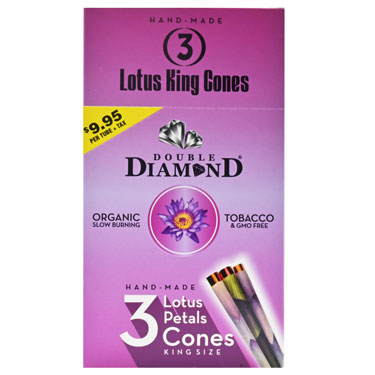 Double Diamond Lotus Petal Cones 3 Pack 