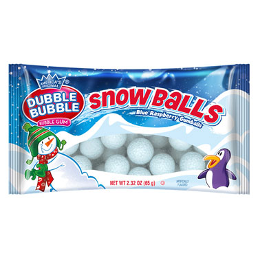 Dubble Bubble Snowballs 2.32oz Bag 