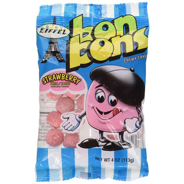 Eiffel Strawberry Bon Bons 4oz Bag 