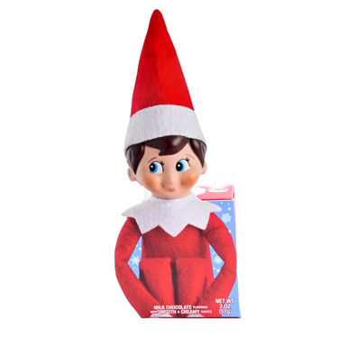 Elf on the Shelf Smooth and Creamy Chocolates 2oz Box 